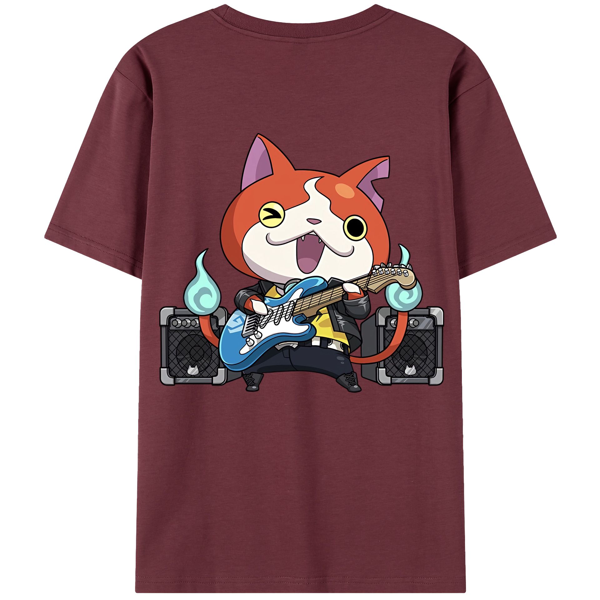 （画像用） 妖怪ウォッチ Yo-kai Watch 綿100％半袖Tシャツ（背面プリント）
